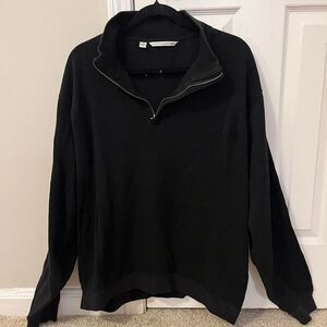 Cutter & Buck Black Quarter-Zip Pullover Sweater‎ Classic Golf Casual XL